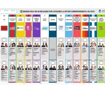Boleta unica de papel - elecciones 2025