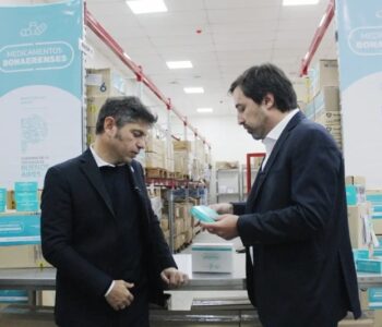 Axel Kicillof y Nicolás Kreplak