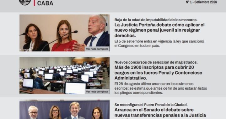 newsletter justicia porteña - Consejo de la Magistratura